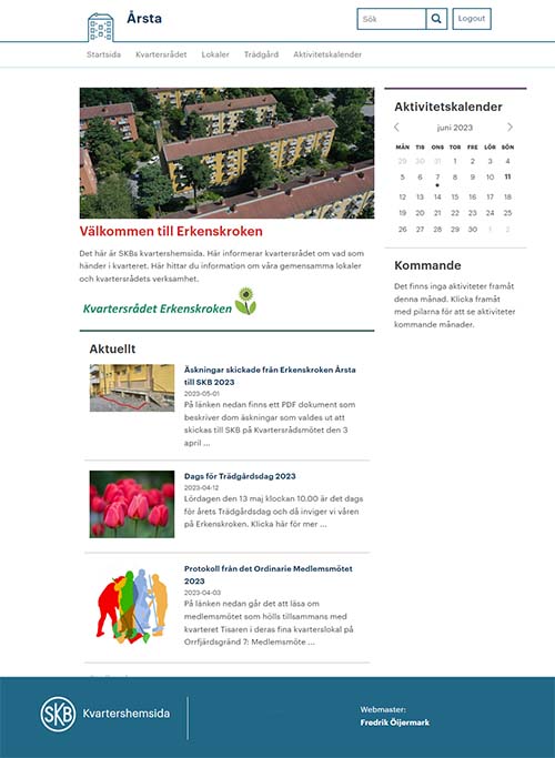 Bild av förstasidan på www.checkray.se